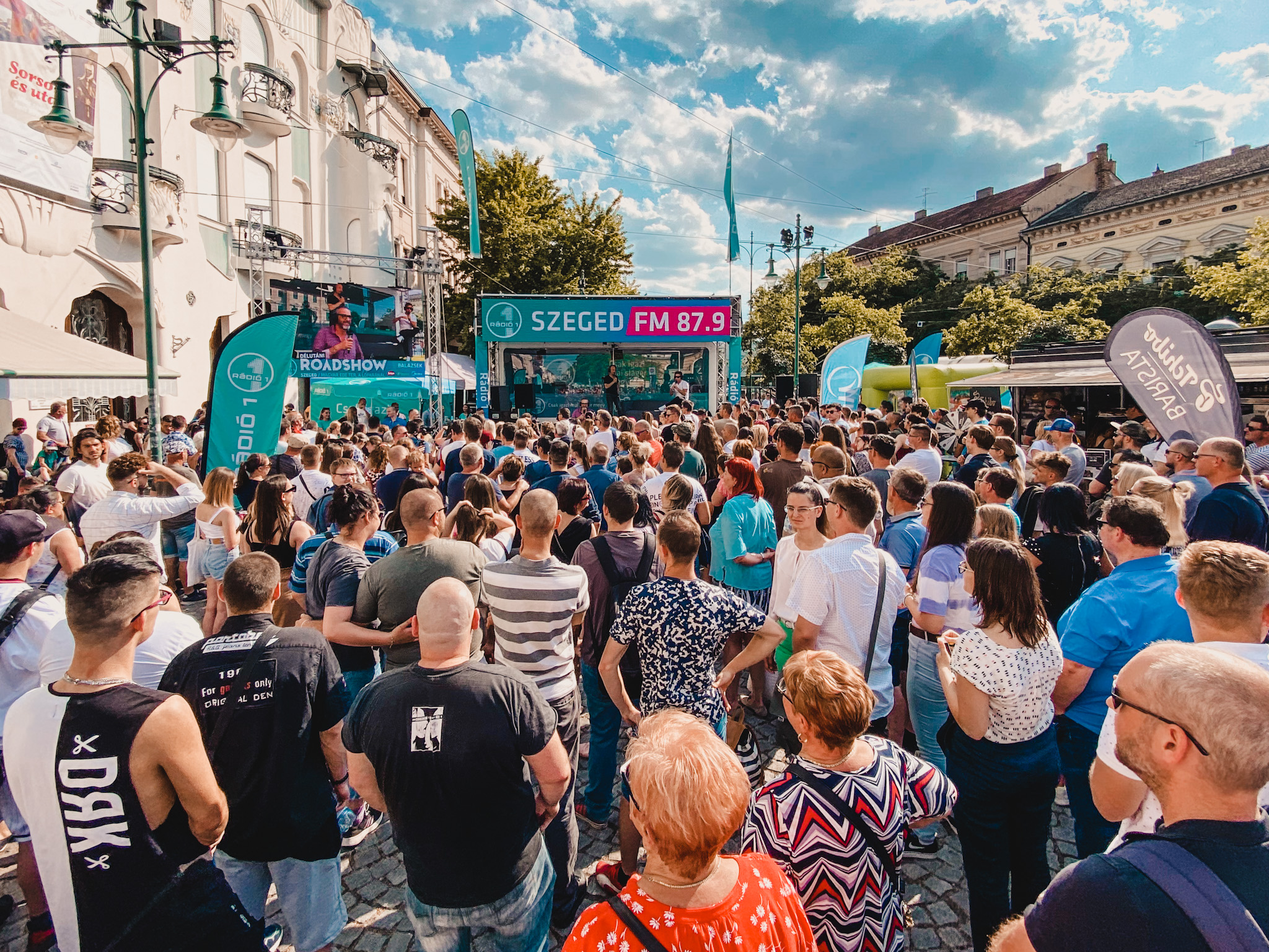 Kicsi volt Szegeden a Magyar Ede tér a Rádió 1 hallgatóinak!