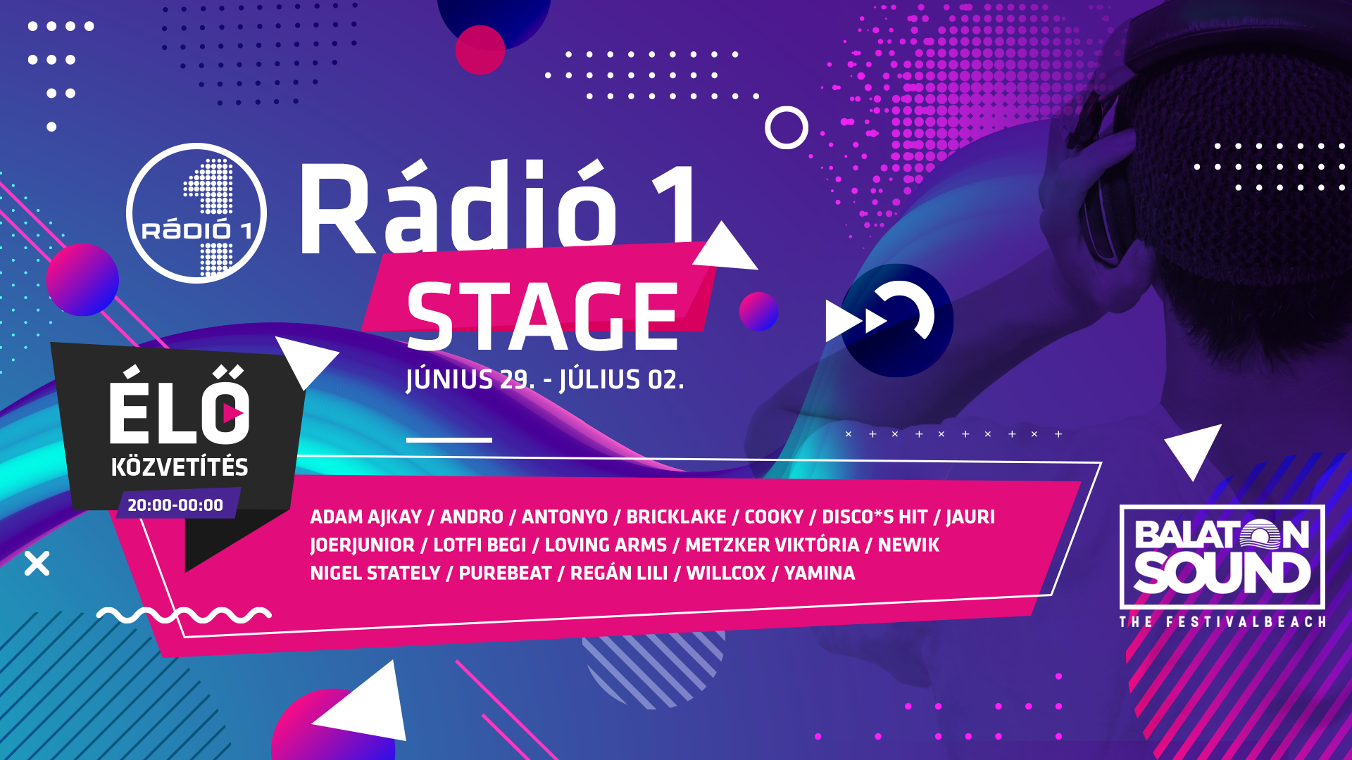 Ma startol a  Balaton Sound  - ne maradj le a Rádió 1 Stage bulijáról!