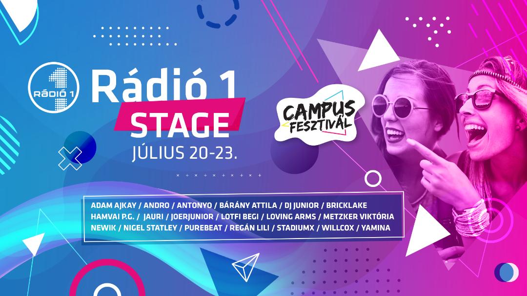 Tombolj a Rádió 1 DJ-ivel a Campus Fesztiválon!