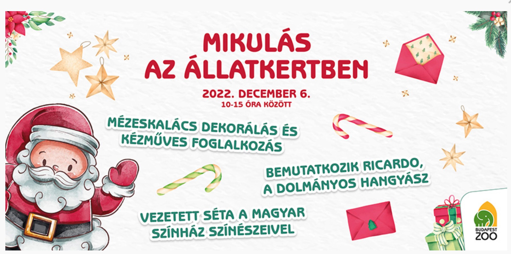 Holnap érkezik az állatkerti Mikulás is