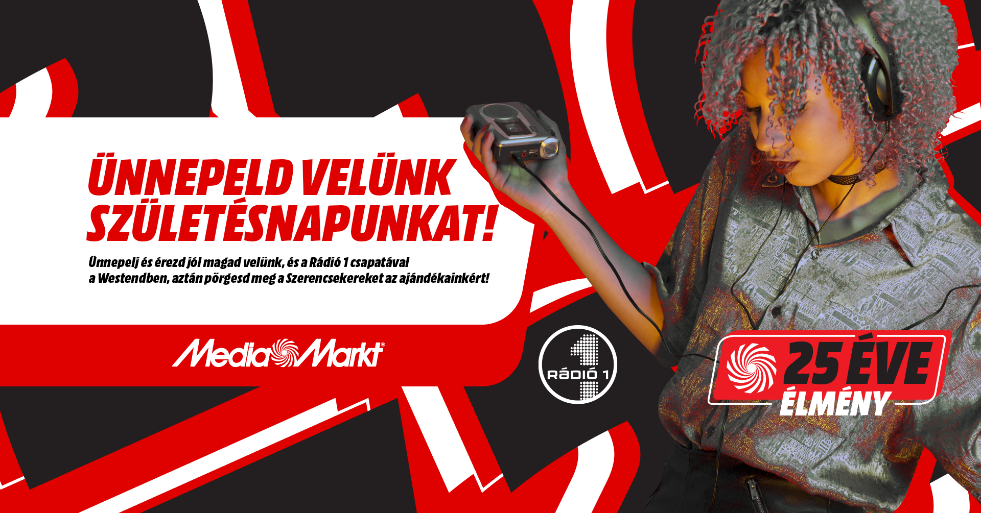 Régi tárgyak bújócskája, DJ és szerencsekerék - ilyen a MediaMarkt 25. születésnapja