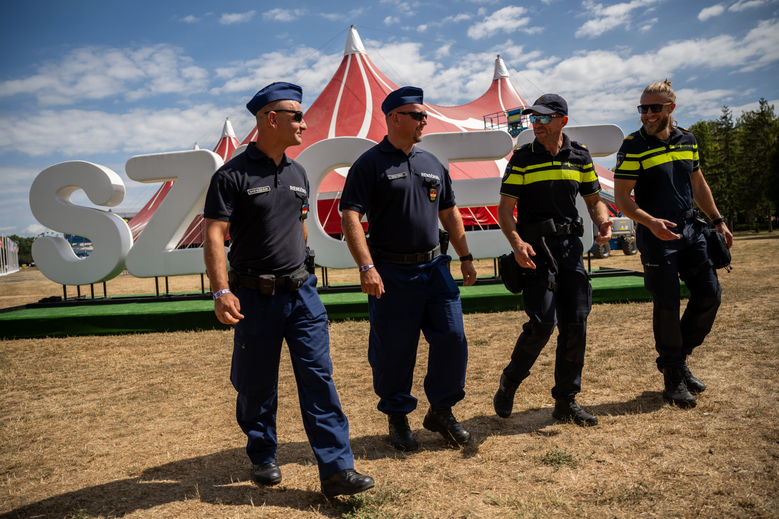 Holland rendőrök is segítik a BRFK munkáját a fesztiválon