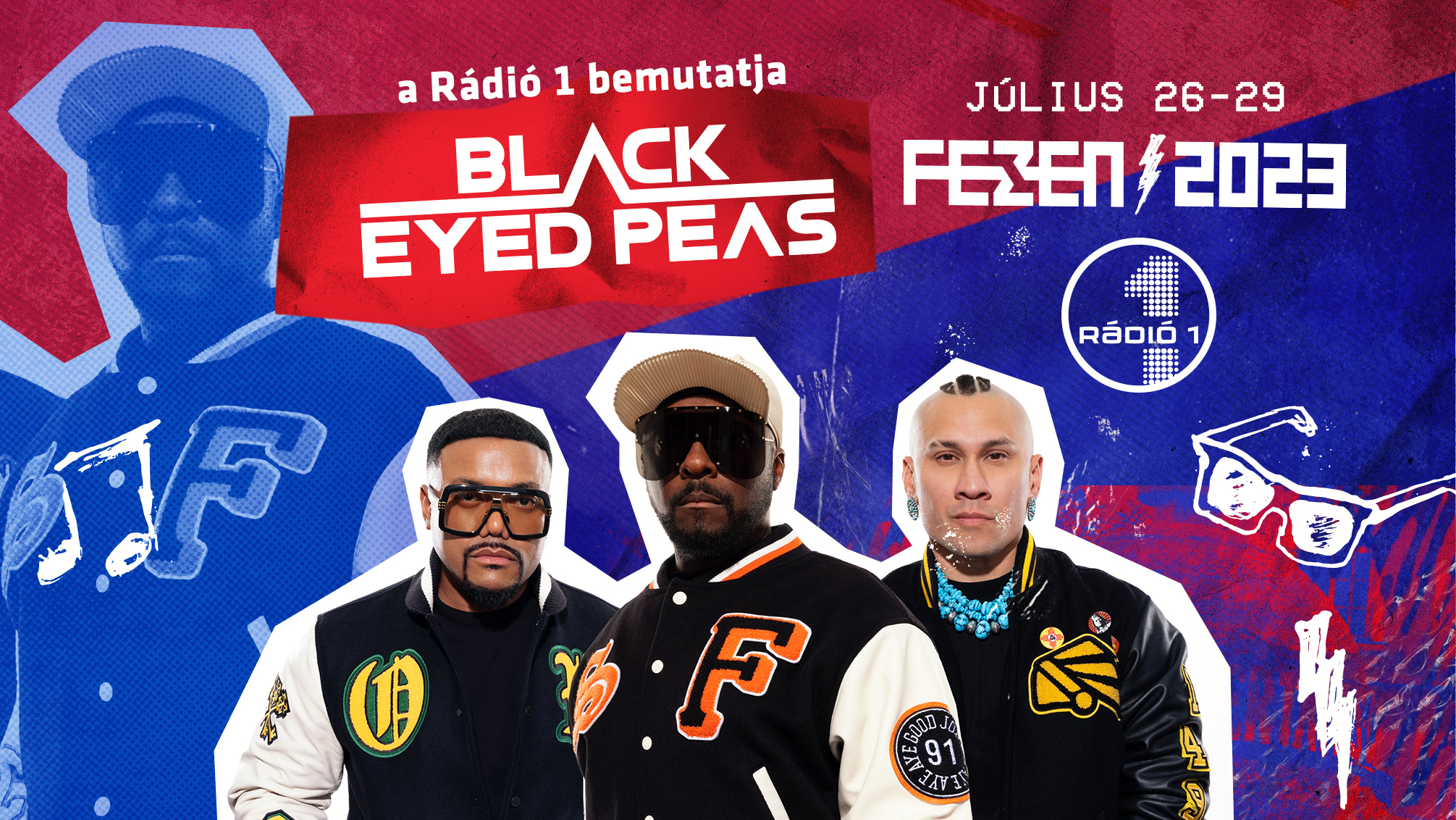 4 nap alatt csaknem 100 fellépő a FEZEN-en, ahol a Rádió1 bemutatja a Black Eyed Peace-t!