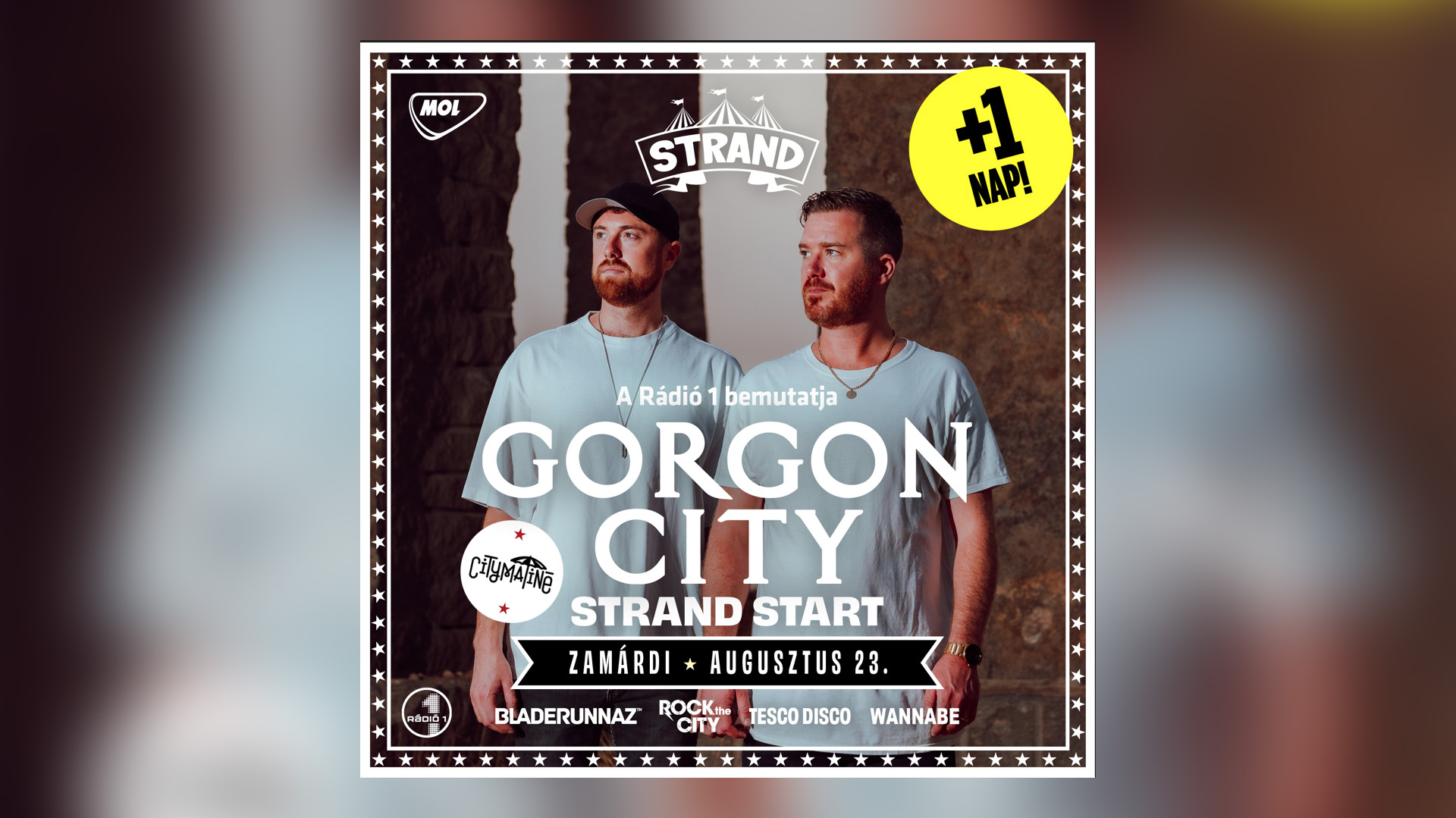 Jön a Gorgon City! Egy nappal hosszabb lesz a STRAND!