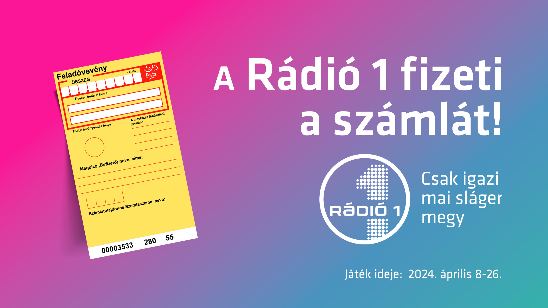 A Rádió 1 fizeti a számlát!