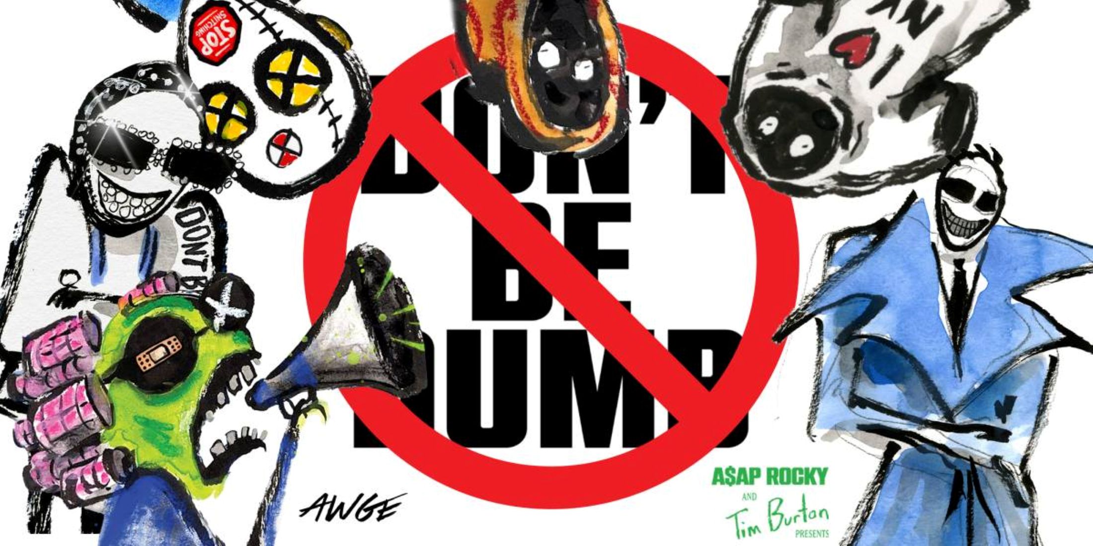 A$AP Rocky Winona Ryderrel és Tim Burtonnel tért vissza