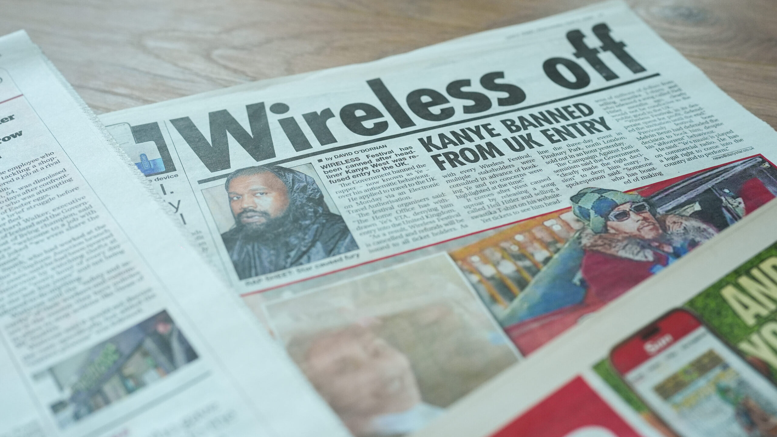 Kanye West miatt borult a Wireless fesztivál