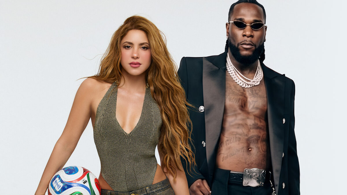 Shakira és Burna Boy együtt jótékonykodik a foci-vb hivatalos himnuszával