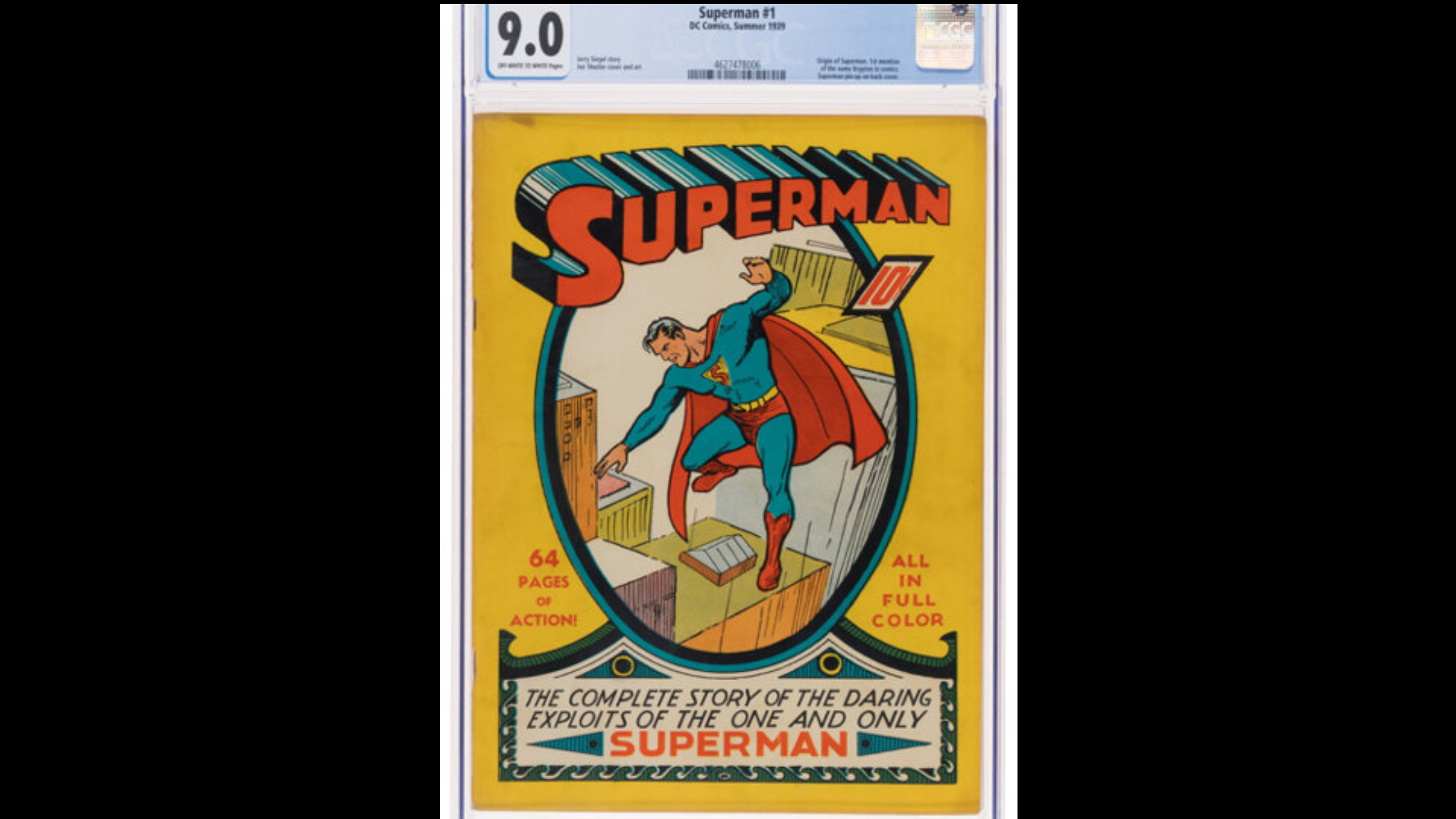 Közel 10 millió dollárért árverezték el a Superman képregények egyik első példányát