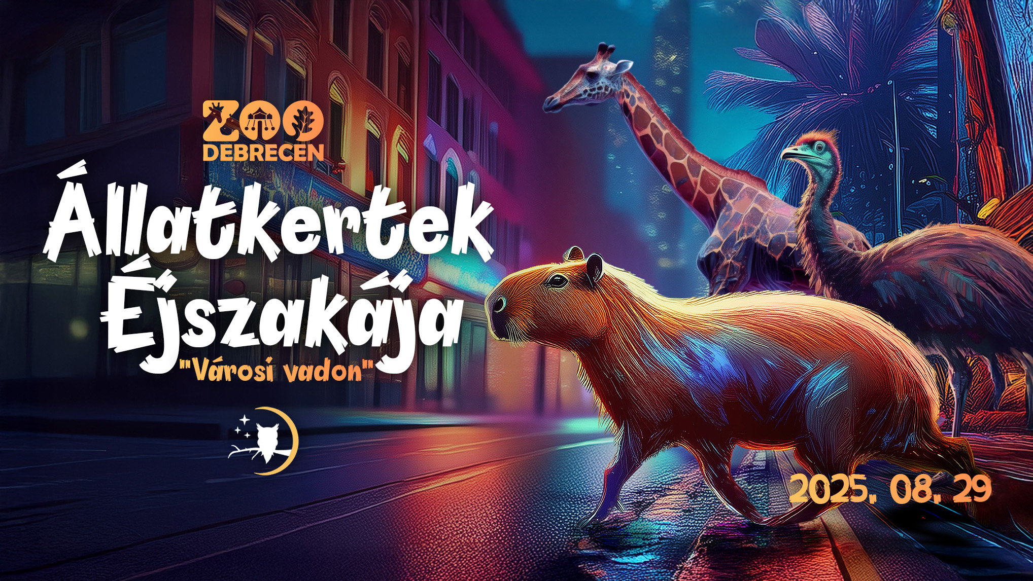 A felelős állattartás fontosságára is felhívják a figyelmet Debrecenben az Állatkertek Éjszakáján