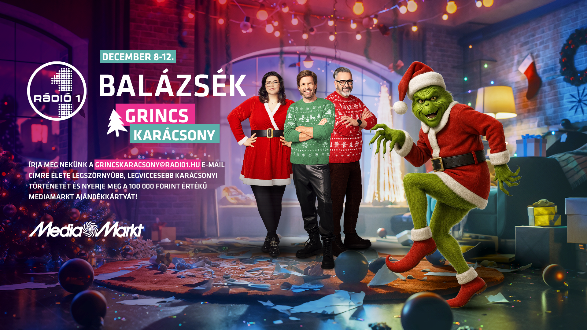 Jön a Grincs karácsony Balázsékkal