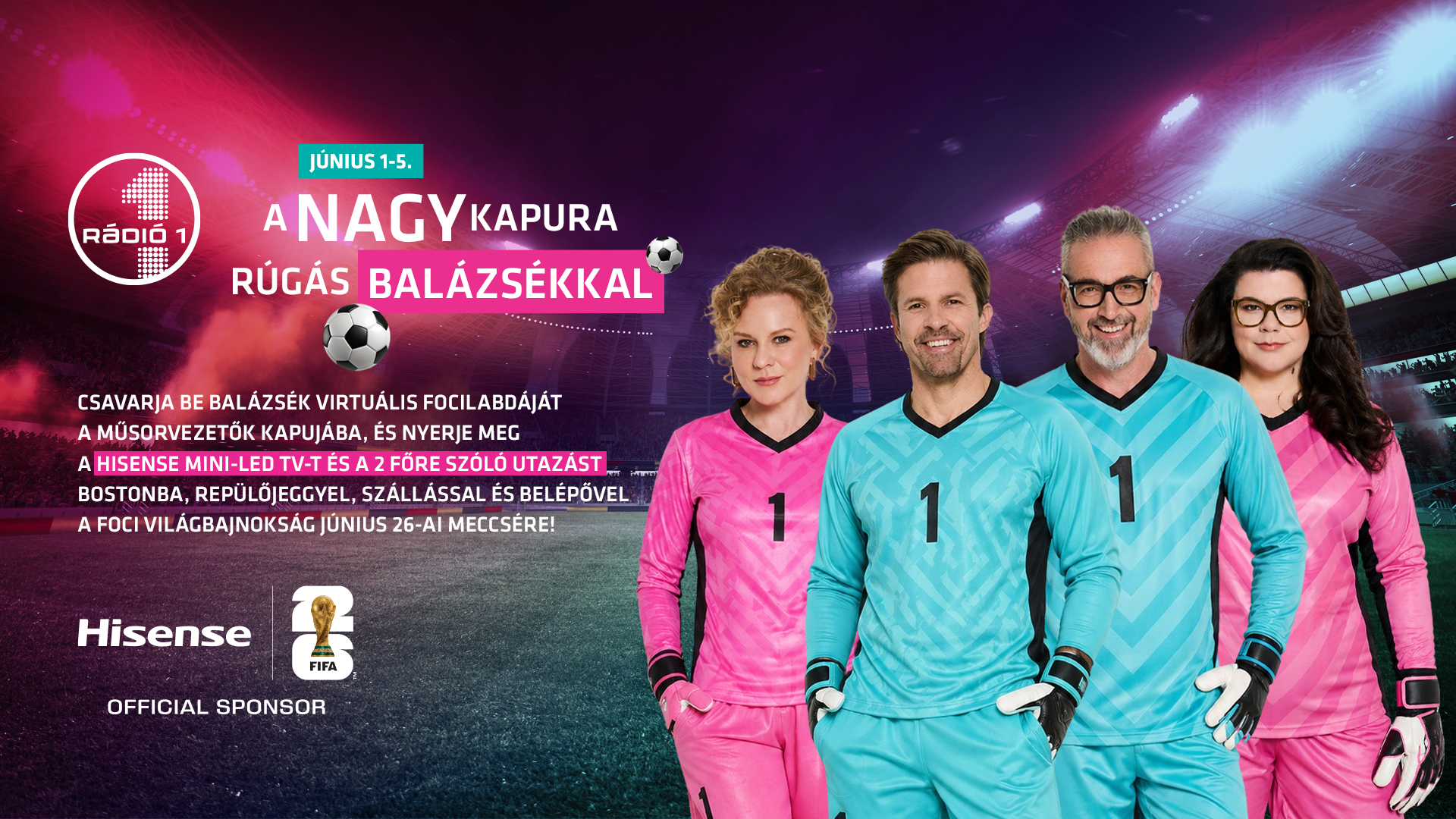 Jön a Nagy Kapura Rúgás játék Balázsékkal