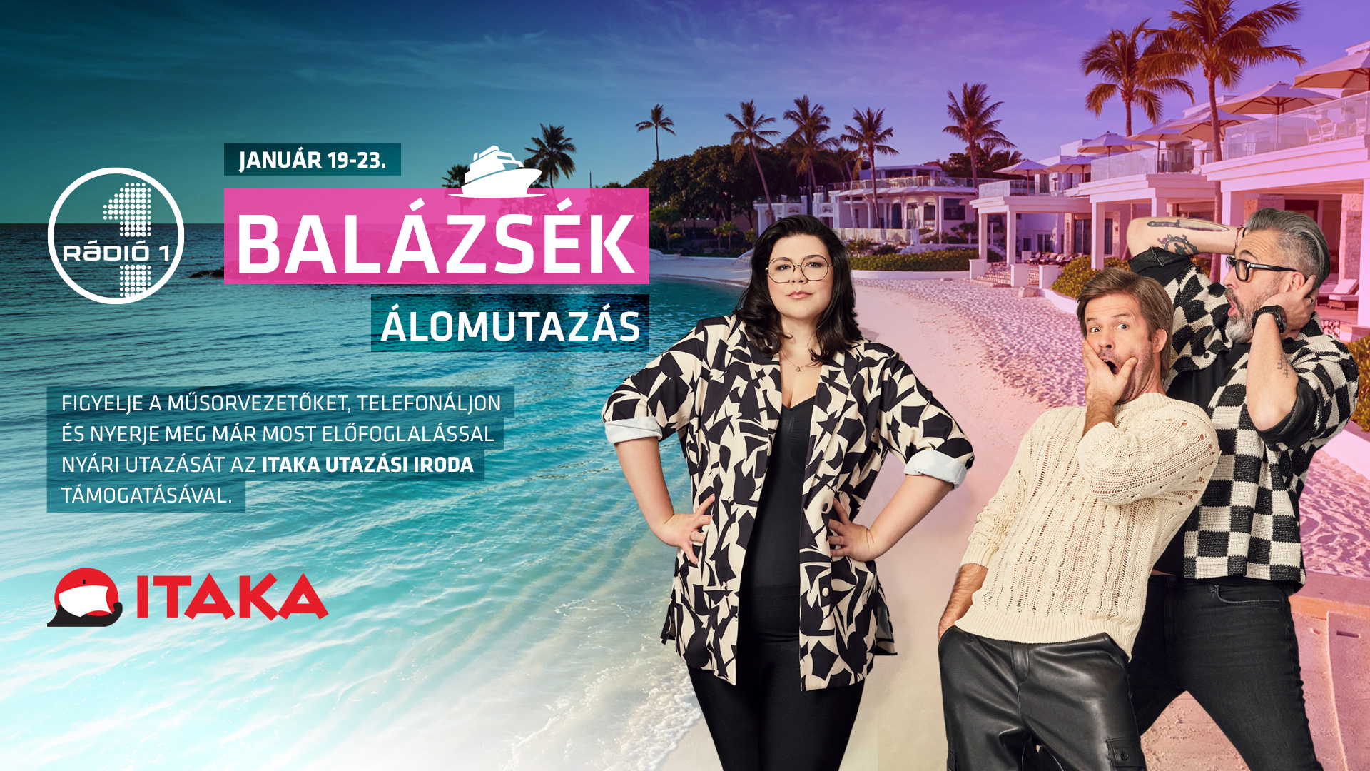 Balázsék elrepítenek álmaid utazására – nyerj külföldi utazást az ITAKA-val!