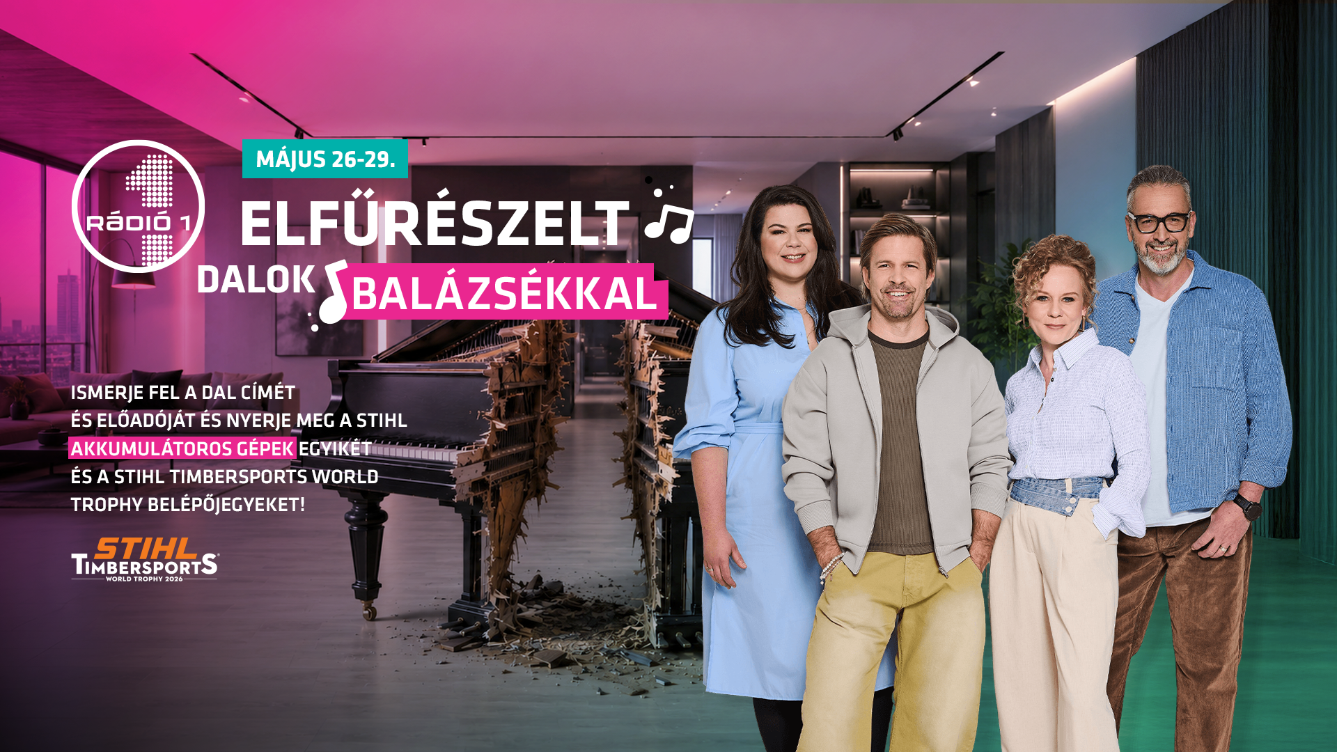 Indul az Elfűrészelt Dalok játéka Balázséknál
