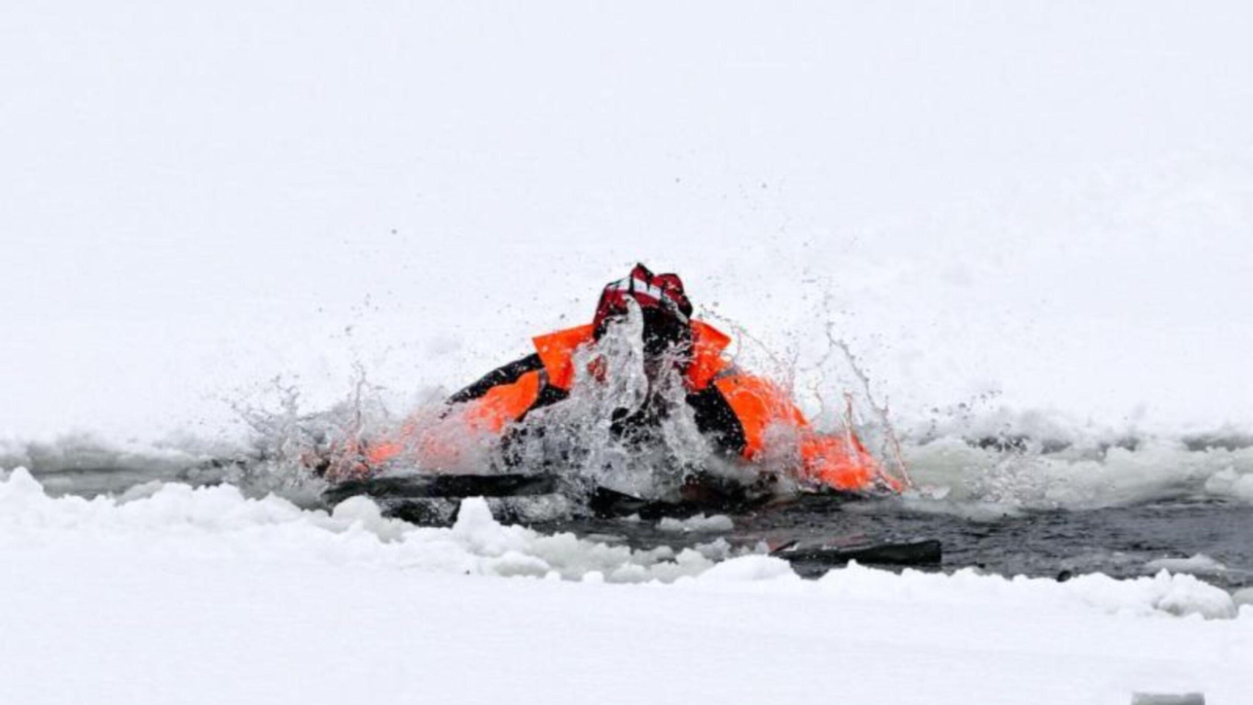 A jégen tartózkodni veszélyes!
