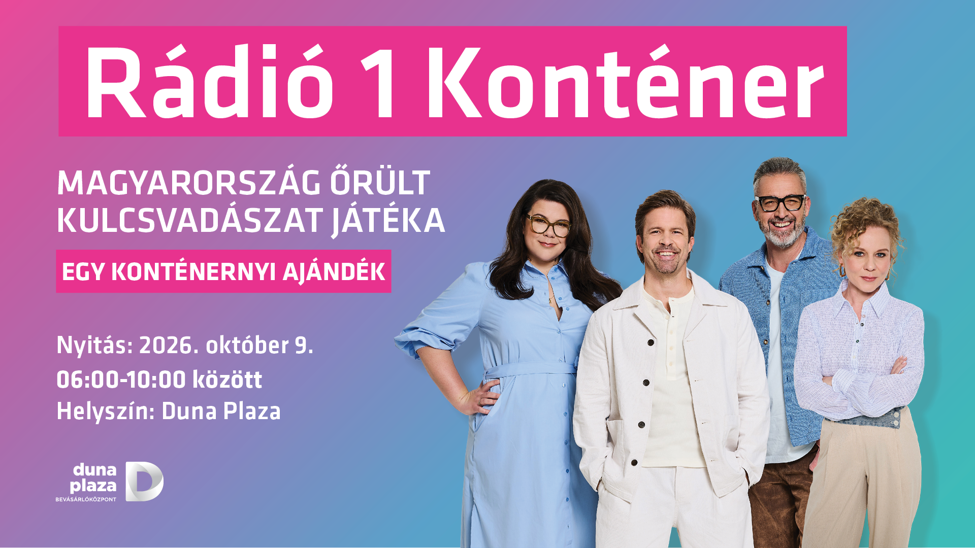 Megérkezett a Rádió 1 Konténer