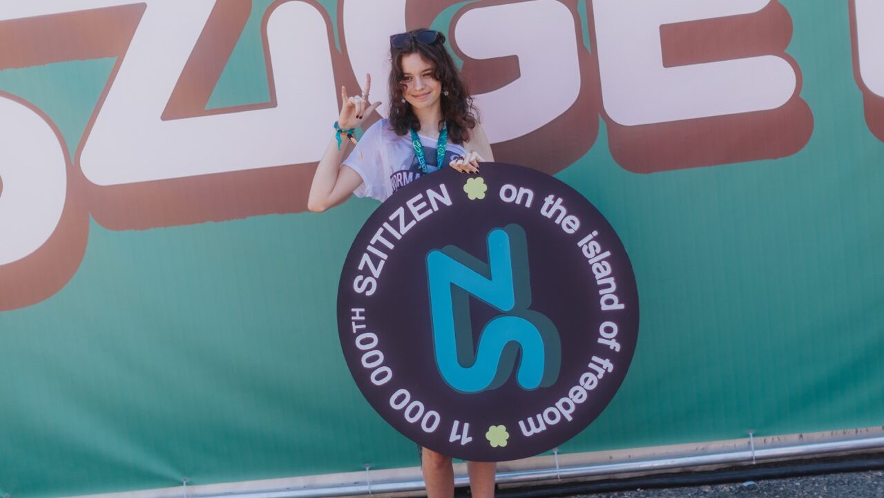 Magyar lány a Sziget 11 milliomodik látogatója